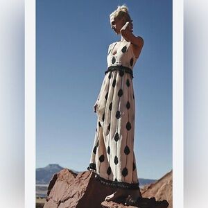 Anthropologie Sleeveless Maxi Moulinette Soeurs Dress